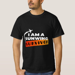 Ik ben een zonnig overlevende T-Shirt (zwart)