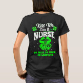 Ik ben een Zuster Iers Drink St Patrick's Day Gift T-shirt (Achterkant)