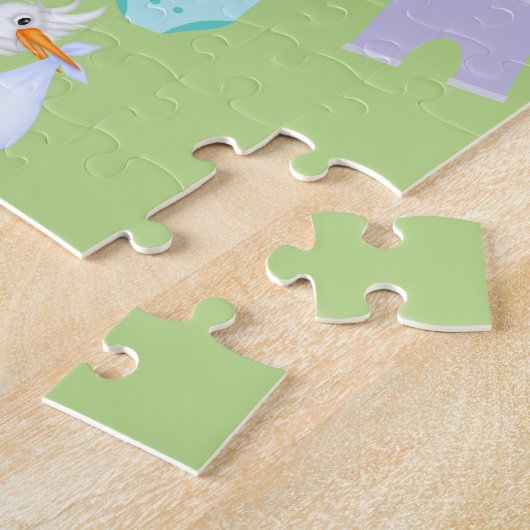 Ik ben een zwangere puzzel legpuzzel (Zijkant)