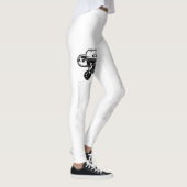 Ik ben een Zware roker BBQ T-Shirt Leggings (Rechts)