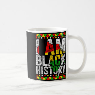 Ik ben een zwart historisch geschenk Zwart trots A Koffiemok