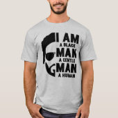 IK BEN EEN ZWART MAN (Baard) T-shirt (Voorkant)