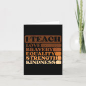 Ik ben een zwart Man Inspirerend Mannen zwarte ges Kaart (Voorkant)