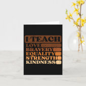 Ik ben een zwart Man Inspirerend Mannen zwarte ges Kaart (Gele Bloem)