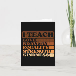 Ik ben een zwart Man Inspirerend Mannen zwarte ges Kaart