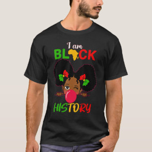 Ik ben een zwarte geschiedenismeisje... kleine Mel T-shirt