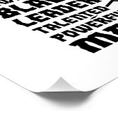 Ik ben een zwarte koning, Christelijke Mannen Vade Perfect Poster (Hoek)