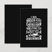 Ik ben een zwembere grappige zwembriem... kaart (Voorkant / Achterkant)