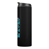 Ik ben een zwembere grappigste zwembad met een ove thermosbeker (Geroteerd rechts)