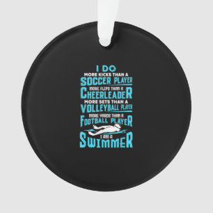 Ik ben een zwemboute zwembriem. ornament