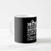 Ik ben een zwemmer koffiemok (Voorkant links)