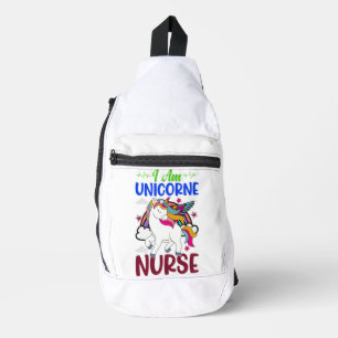 IK BEN EENHOORNVERPLEEGSTER SLING BAG