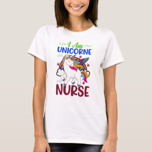 IK BEN EENHOORNVERPLEEGSTER T-SHIRT