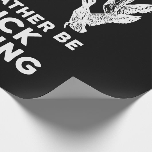 Ik ben eerder een duck jager die Hunter Lover Cost Cadeaupapier (Hoek)