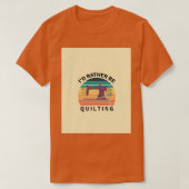 Ik ben eerder grappig bezig met het naaien van de  t-shirt (Design voorkant)