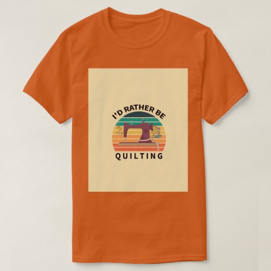 Ik ben eerder grappig bezig met het naaien van de  t-shirt (Design voorkant)