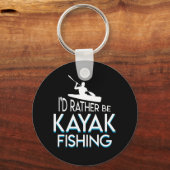 Ik ben eerder Kayaking Vist Funny Shirt Sleutelhanger (Voorkant)
