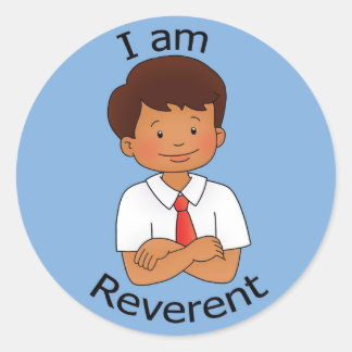 Ik ben Eerwaarde Ronde Sticker