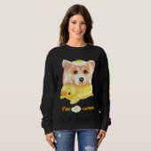Ik ben Eg Cellent Excellent Corgi Trui (Voorkant volledig)