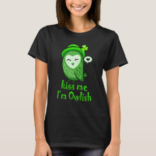 Ik ben eigenaar van St Patrick's Day Green Owl met T-shirt