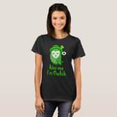 Ik ben eigenaar van St Patrick's Day Green Owl met T-shirt (Voorkant volledig)