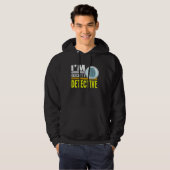 Ik ben eigenlijk een detective misdaadverslaafde m hoodie (Voorkant volledig)
