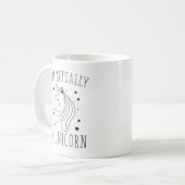 Ik ben eigenlijk een eenhoorn koffiemok (Voorkant links)