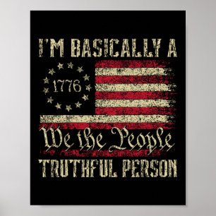 Ik ben eigenlijk een waarheidsgetrouw persoon US F Poster