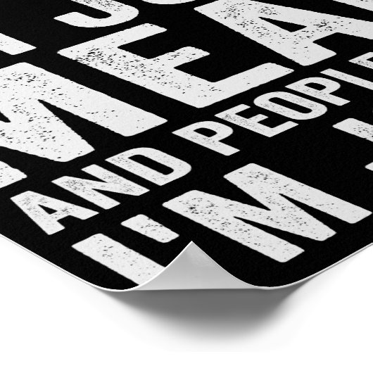 Ik ben eigenlijk niet grappig dat ik gewoon Mean e Poster (Hoek)