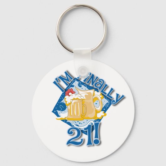 Ik ben eindelijk 21 sleutelhanger (Voorkant)