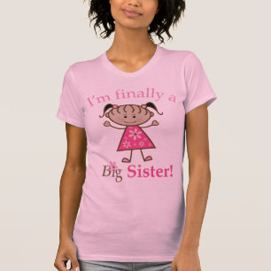 Ik ben eindelijk een grote zuster Ethnic Stick Fig T-shirt