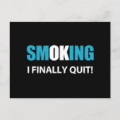 Ik ben eindelijk gestopt met roken beloning briefkaart (Voorkant)