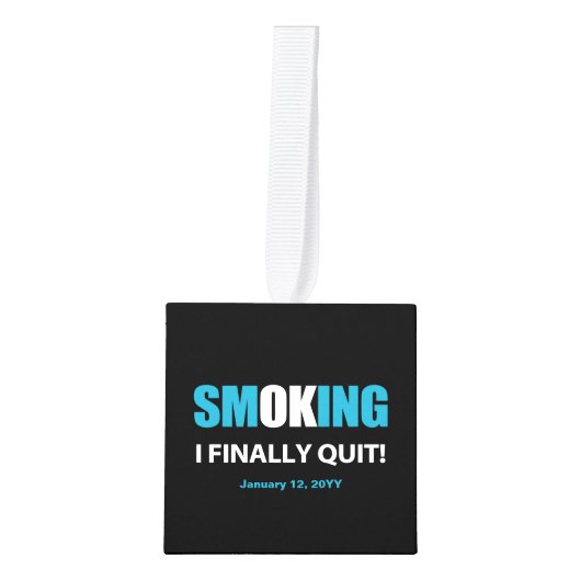 Ik ben eindelijk gestopt met roken beloning decoratie (Voorkant)