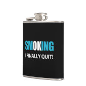 Ik ben eindelijk gestopt met roken beloning heupfles (Links)