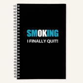 Ik ben eindelijk gestopt met roken beloning notitieboek (Voorkant)