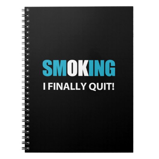 Ik ben eindelijk gestopt met roken beloning notitieboek (Voorkant)