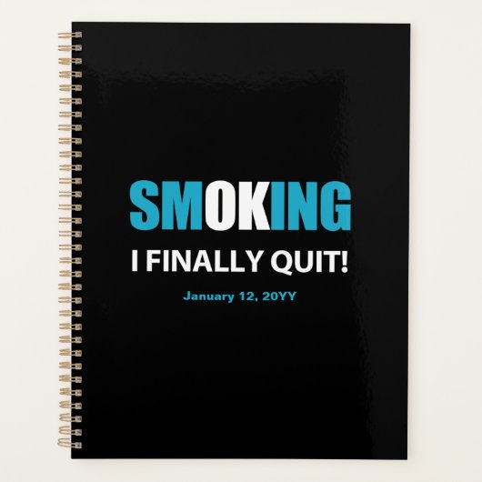 Ik ben eindelijk gestopt met roken beloning planner (Voorkant)