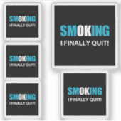 Ik ben eindelijk gestopt met roken beloning sticker (Voorkant)