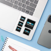 Ik ben eindelijk gestopt met roken beloning sticker (Laptop met iPhone)