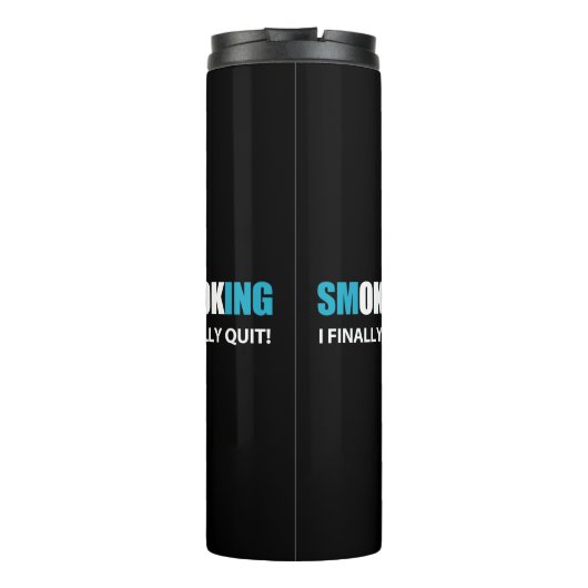 Ik ben eindelijk gestopt met roken beloning thermosbeker (Achterkant)