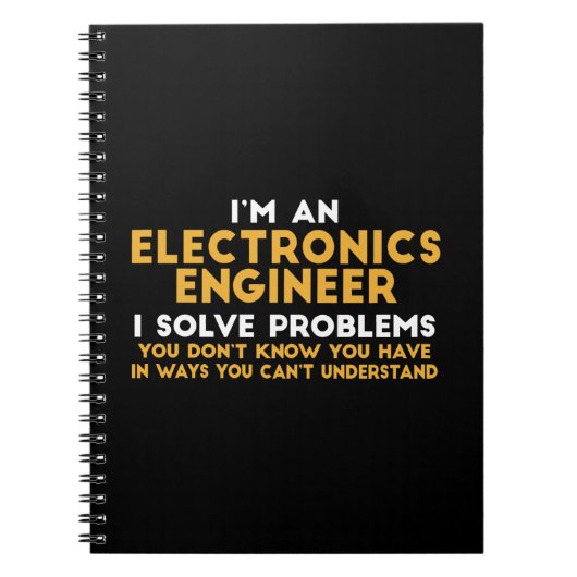 ik ben elektronicaingenieur notitieboek (Voorkant)
