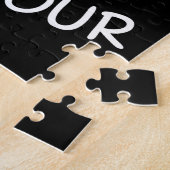 Ik ben elk uur met pensioen, gelukkig uur legpuzzel (Zijkant)