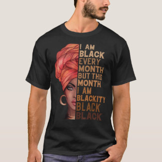 Ik ben elke maand zwart, maar deze maand ben ik Bl T-shirt