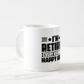 Ik ben elke uur in de gevangenis koffiemok (Voorkant links)