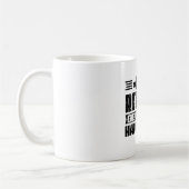 Ik ben elke uur in de gevangenis koffiemok (Links)