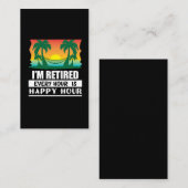 Ik ben elke uur in de steek gelaten. visitekaartje (Voorkant / Achterkant)