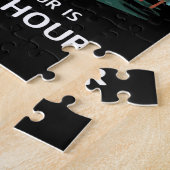Ik ben elke uur in Happy Hour Custom Gift gepensio Legpuzzel (Zijkant)