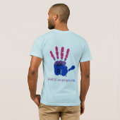 Ik ben... en Back Biseksueel Logo T-shirt (Achterkant volledig)