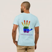 Ik ben... en Back Rainbow Logo T-shirt (Achterkant volledig)