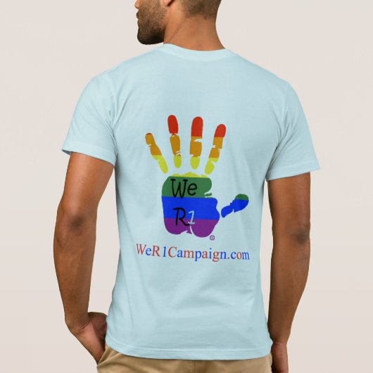 Ik ben... en Back Rainbow Logo T-shirt (Achterkant)